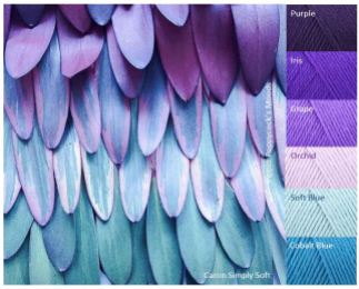 MB Purple Feathers