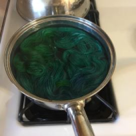 Mixed Green Hand dyed
